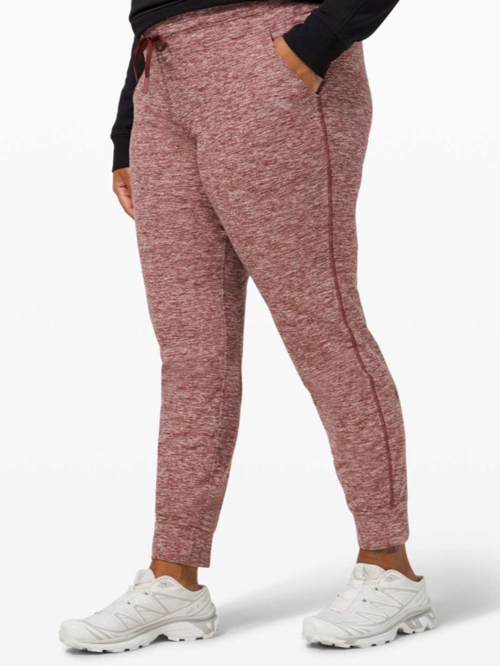 Lululemon Ready to Rulu Fleece Jogger Pants in Heathered Savannah